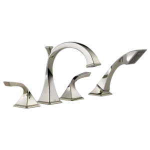 Brizo Polished Nickel Virage® Deck-Mount with Diverter