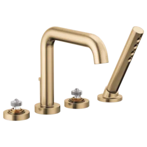 Brizo Luxe Gold Litze Deck-Mount with Diverter