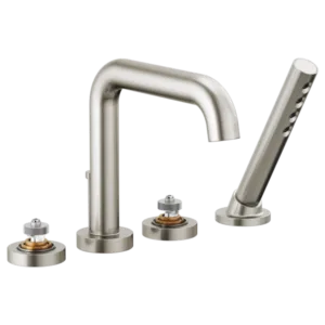 Brizo Luxe Nickel Litze® Deck-Mount with Diverter