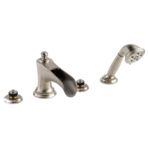Brizo Luxe Nickel Rook® Deck-Mount with Diverter