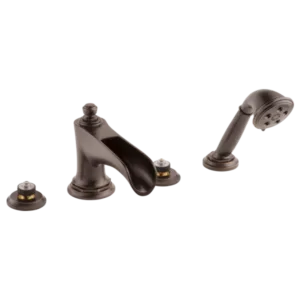 Brizo Venetian Bronze Rook® Deck-Mount with Diverter