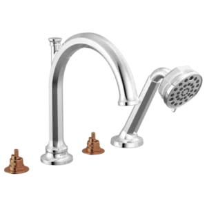 Brizo Polished Chrome Beauclere™ Deck-Mount with Diverter