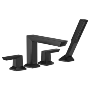 Brizo Matte Black Vettis® Deck-Mount with Diverter