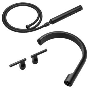 Brizo Matte Black Roccesco™ Floor-Mount