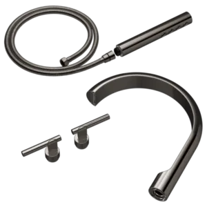 Brizo Brilliance Black Onyx Roccesco™ Floor-Mount