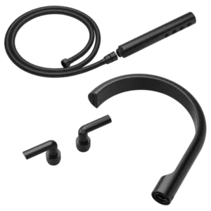 Brizo Matte Black Roccesco™ Floor-Mount