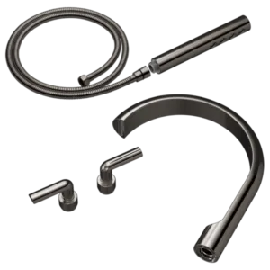 Brizo Brilliance Black Onyx Roccesco™ Floor-Mount