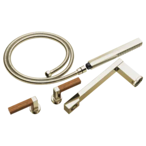 Brizo Polished Nickel Wood Frank Lloyd Wright® Handle Kit