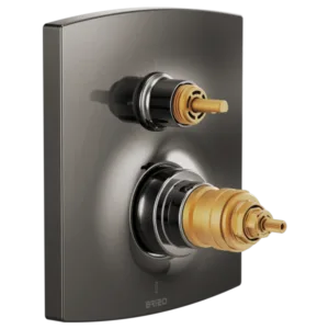 Brizo Brilliance Black Onyx Kintsu® Shower Trim with Diverter