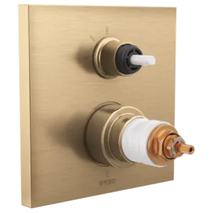 Brizo Luxe Gold Frank Lloyd Wright Shower Trim with Diverter