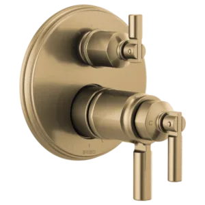 Brizo Luxe Gold Invari Shower Trim with Diverter