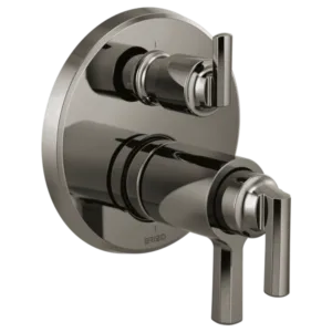 Brizo Brilliance Black Onyx Levoir™ Shower Trim with Diverter