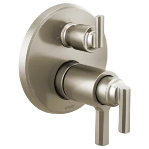 Brizo Luxe Nickel Levoir™ Shower Trim with Diverter
