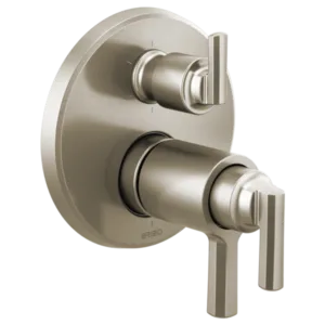 Brizo Luxe Nickel Levoir™ Shower Trim with Diverter