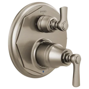 Brizo Luxe Nickel Rook® Shower Trim with Diverter