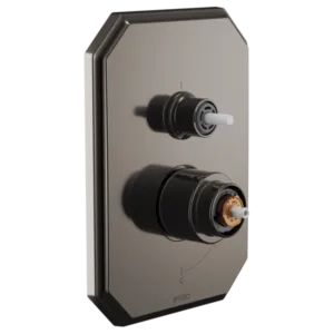 Brizo Brilliance Black Onyx Beauclere™ Shower Trim with Diverter