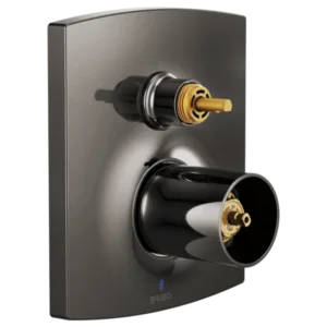 Brizo Brilliance Black Onyx Kintsu® Shower Trim with Diverter
