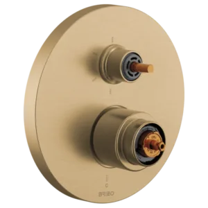 Brizo Luxe Gold Roccesco Shower Trim with Diverter