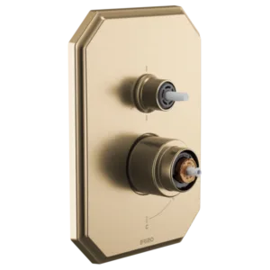 Brizo Luxe Gold Beauclere Shower Trim with Diverter