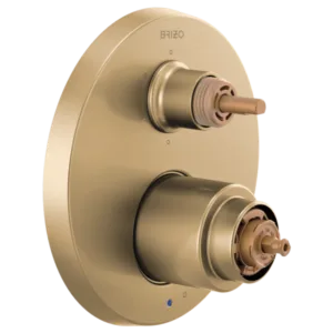 Brizo Luxe Gold Odin Shower Trim with Diverter