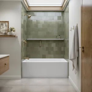 Clermont 3060 IFS AFR Acrylic Alcove Left-Hand Drain Bathtub in White